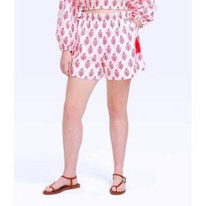 Roller Rabbit x Target Womens Large Side Tie Beach Pull On Shorts NWT